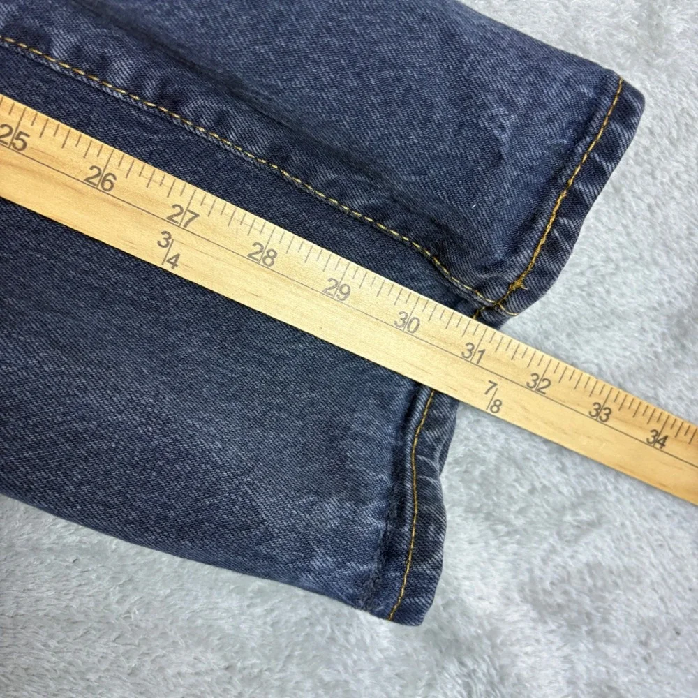 Levi's Jeans Men 34x32 501‎ Original Fit Faded Whiskered Blue Straight Leg Denim